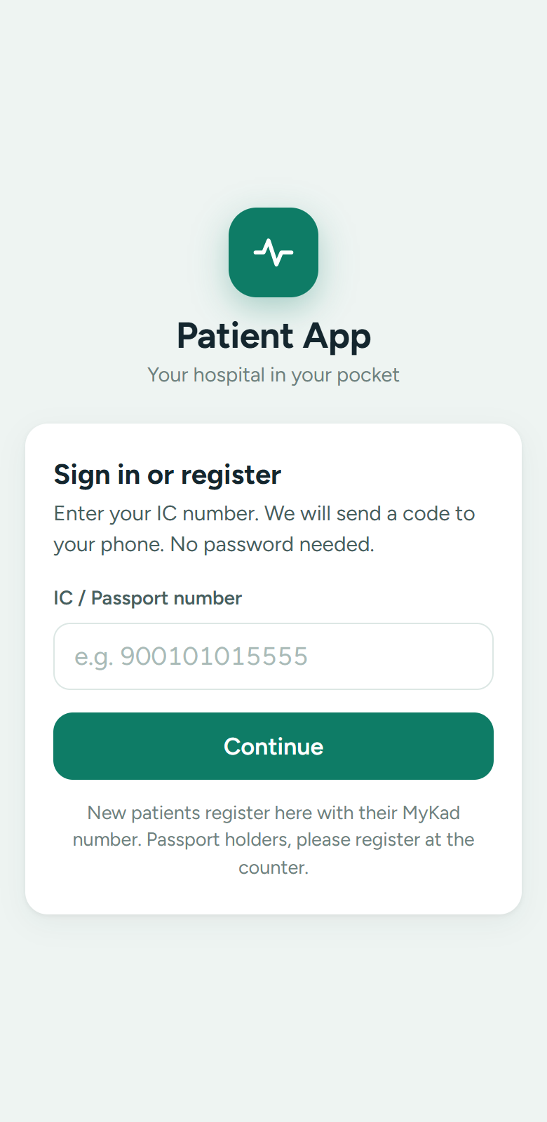 Patient companion app